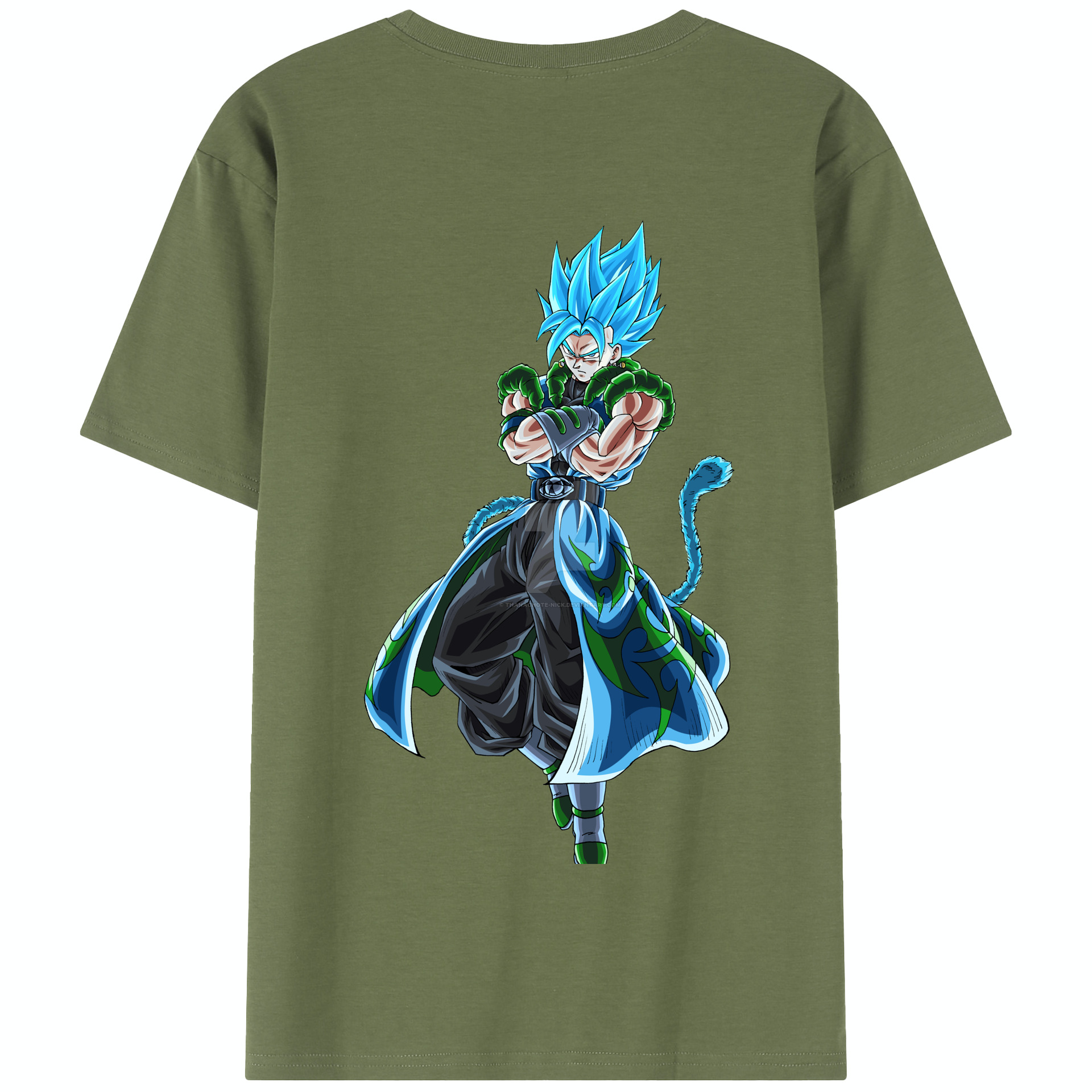 （画像用） ドラゴンボール ベジット DRAGON BALL Vegetto 綿100％半袖Tシャツ（背面プリント）
